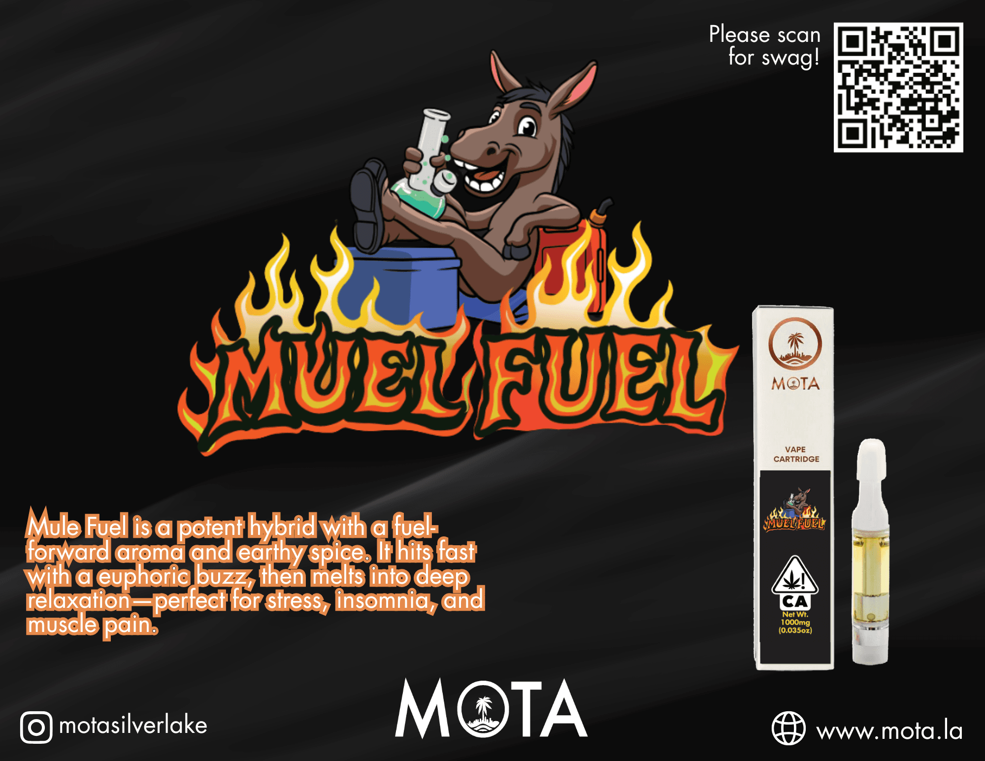 Mota LR Cart 1g Muel Fuel