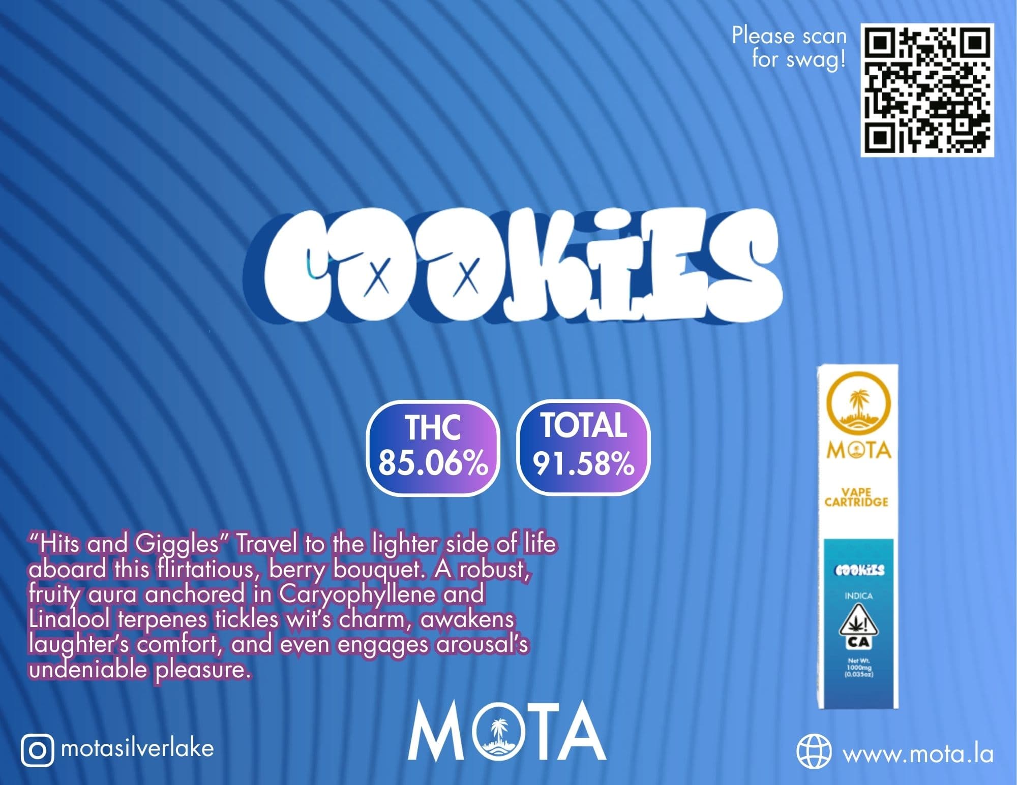 Mota Cart Cookies 1g