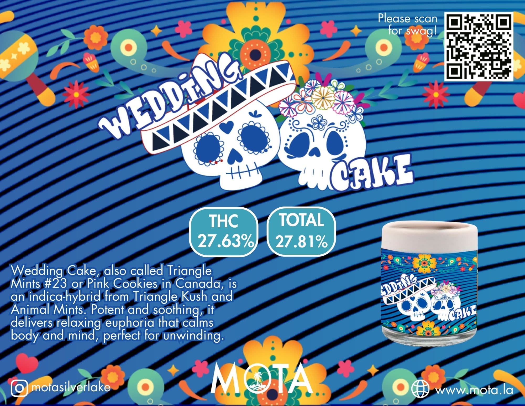 Mota Flower Wedding Cake