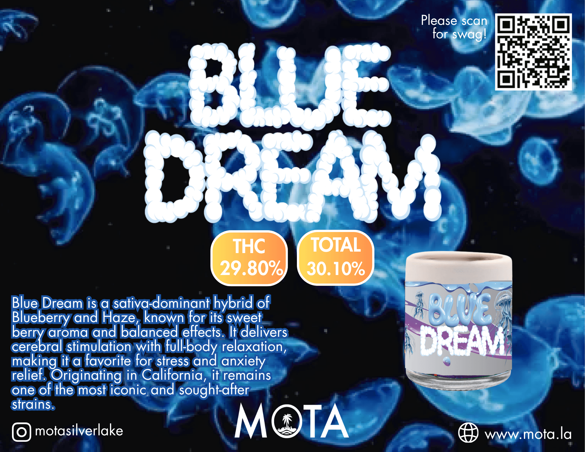 Mota Flower Blue Dream
