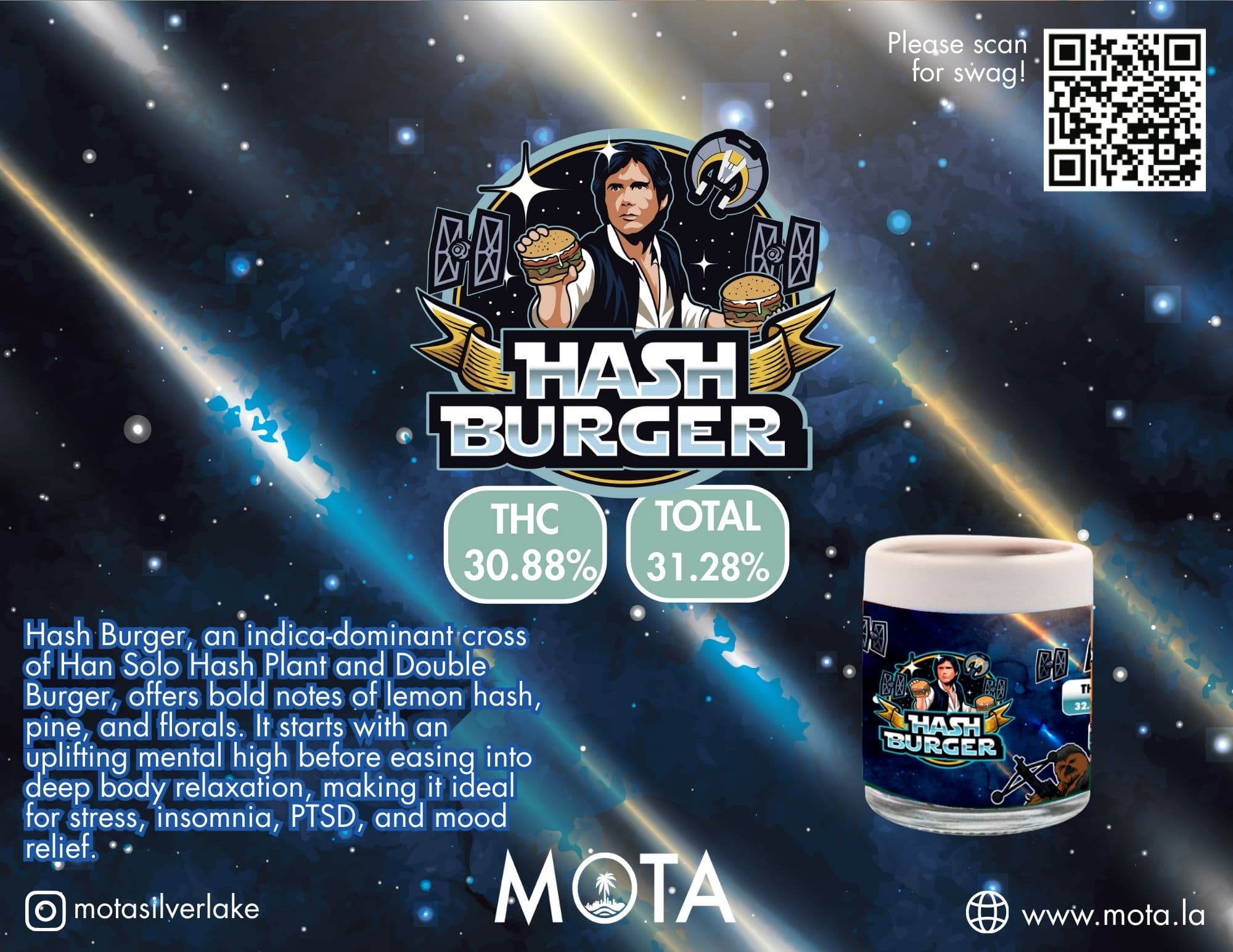 Mota Flower Hash Burger