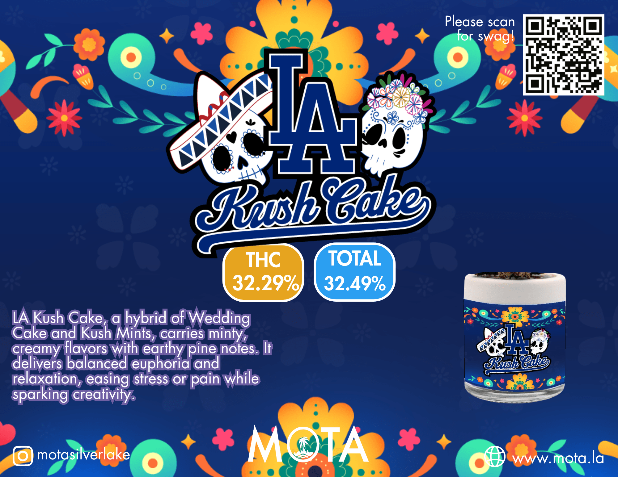 Mota Flower LA Kush Cake (Total)